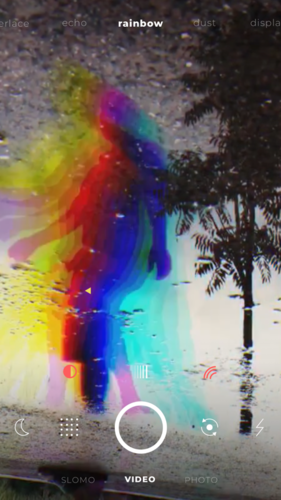rainbow 彩虹重影效果